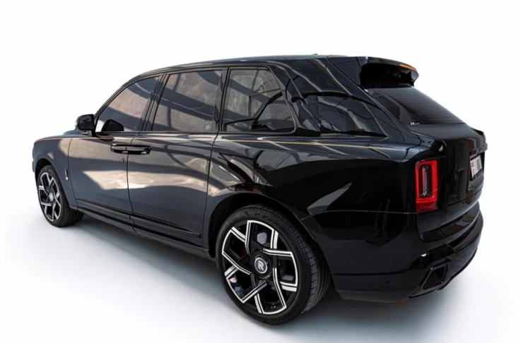 Rolls Royce Cullinan Black Badge 2025 BLACK RENTAL IN DUBAI - undefined